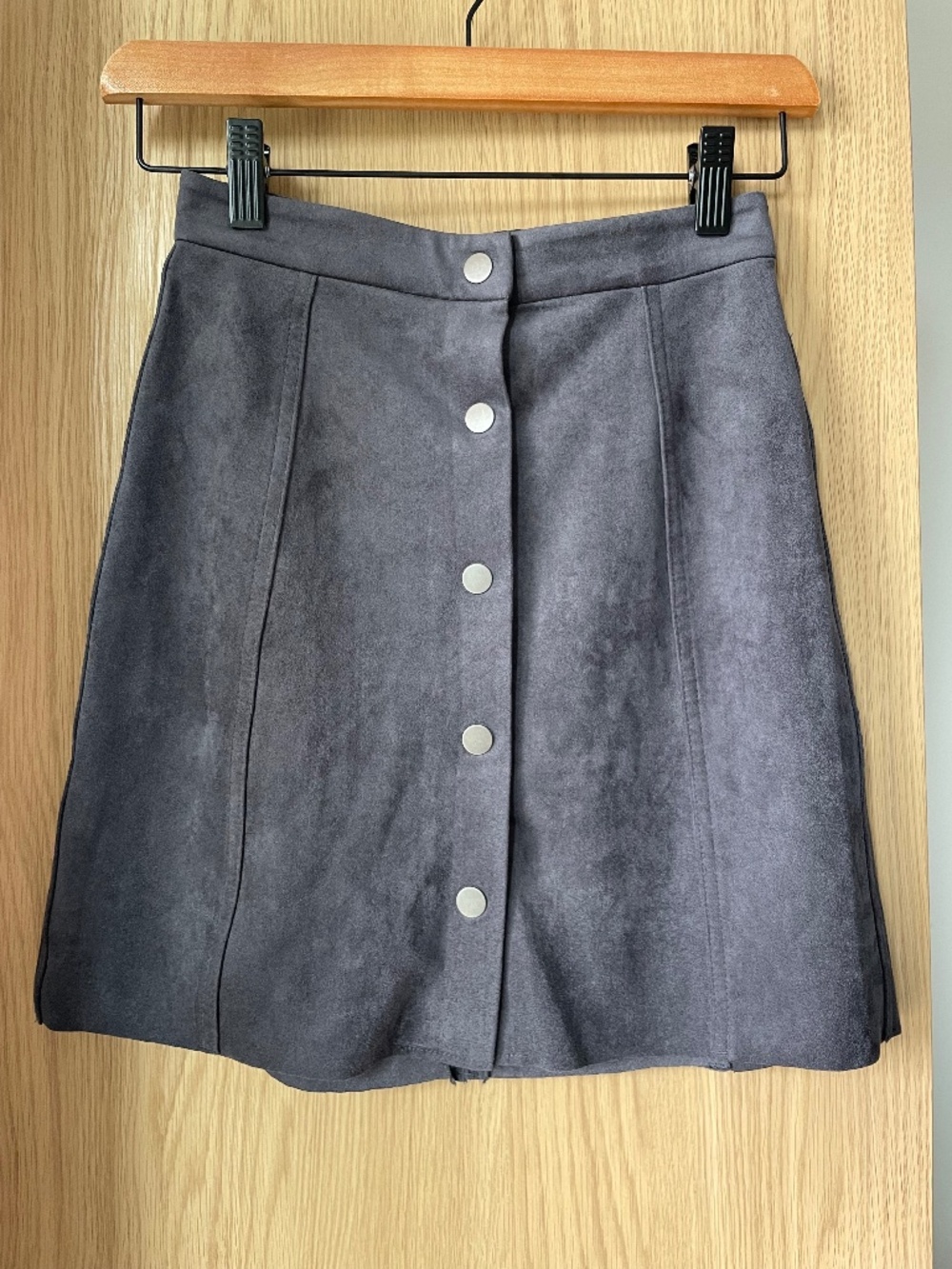 Aritzia Wilfred Free Faux Suede Mini Skirt - Size 0